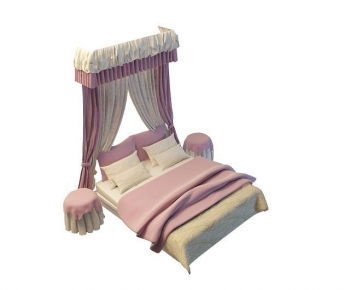 Modern Double Bed-ID:679630995