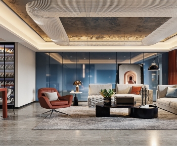 Modern A Living Room-ID:239542968