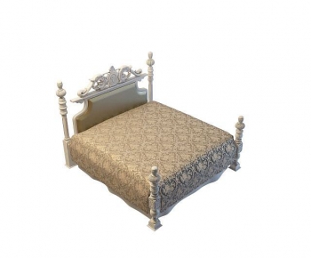 European Style Double Bed-ID:586850696