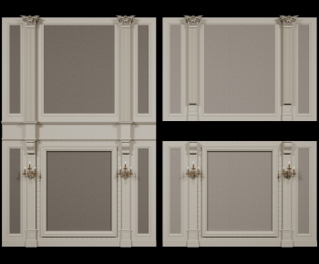 French Style TV Wall-ID:412731894