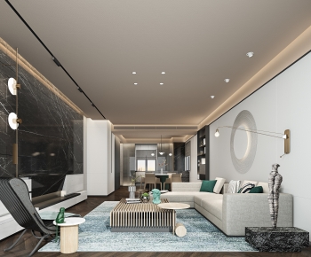 Modern A Living Room-ID:255328896
