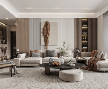 Modern A Living Room-ID:843585979