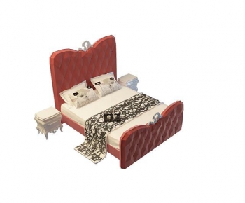 European Style Double Bed-ID:778275972