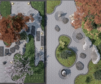 New Chinese Style Courtyard/landscape-ID:212425951