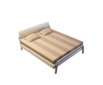 Modern Double Bed-ID:919358025