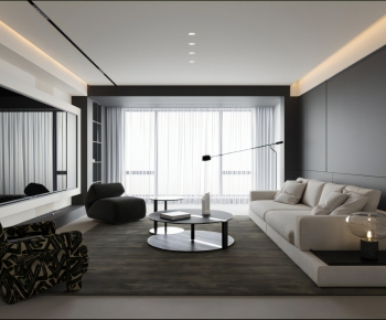 Modern A Living Room-ID:920094974