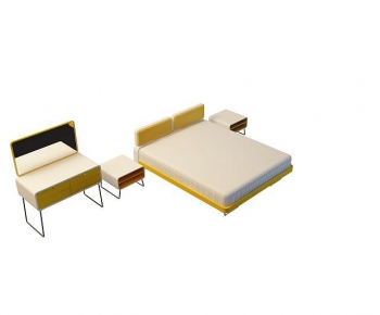 Modern Double Bed-ID:562673094