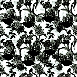 Chinese Style Classical StyleBump Black And White