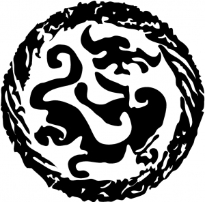 Chinese Style Classical StyleBump Black And White