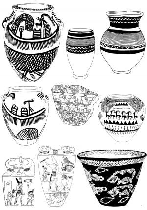 Chinese Style Classical StyleBump Black And White