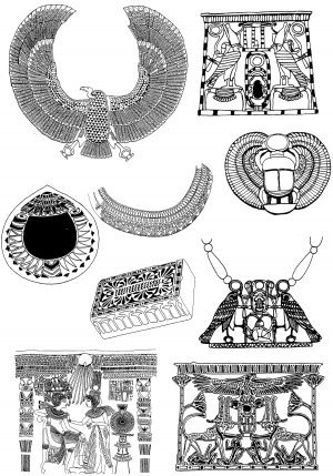 Chinese Style Classical StyleBump Black And White