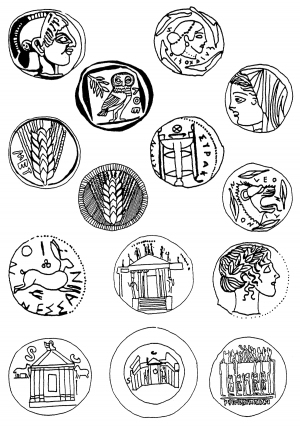 Chinese Style Classical StyleBump Black And White