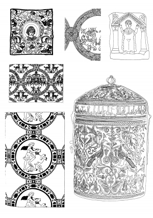 Chinese Style Classical StyleBump Black And White