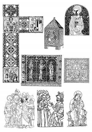 Chinese Style Classical StyleBump Black And White