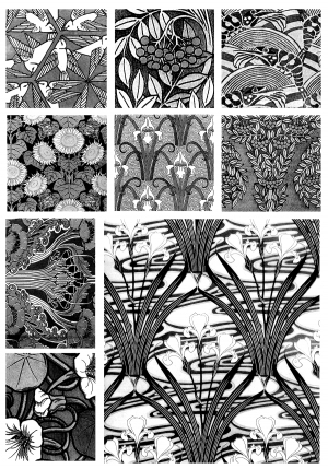 Chinese Style Classical StyleBump Black And White