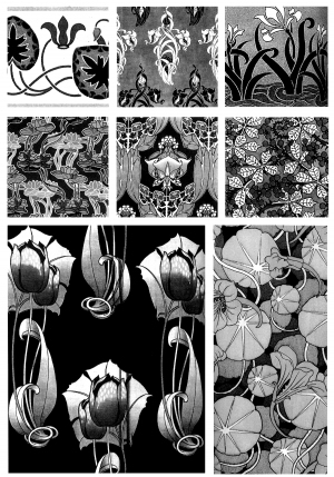 Chinese Style Classical StyleBump Black And White