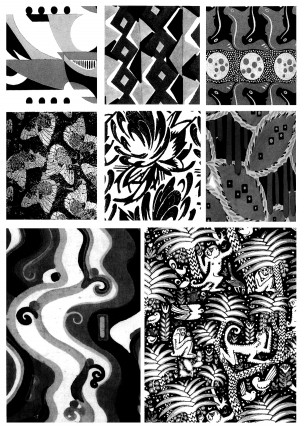 Chinese Style Classical StyleBump Black And White