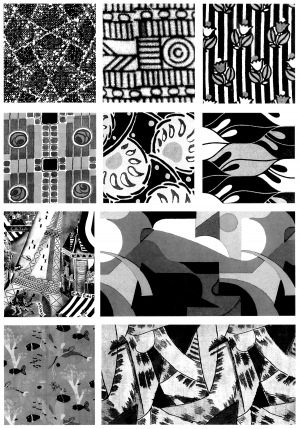 Chinese Style Classical StyleBump Black And White