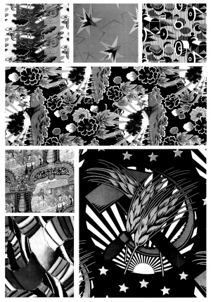 Chinese Style Classical StyleBump Black And White