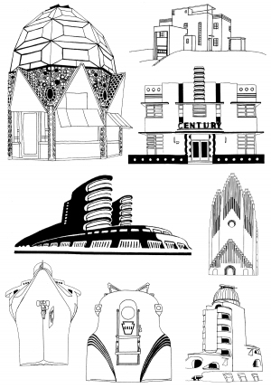 Chinese Style Classical StyleBump Black And White