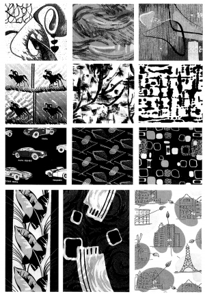 Chinese Style Classical StyleBump Black And White