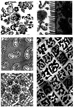 Chinese Style Classical StyleBump Black And White