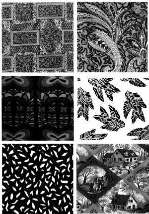Chinese Style Classical StyleBump Black And White