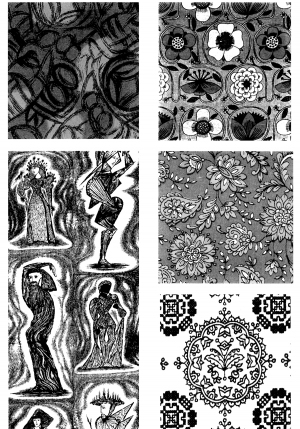 Chinese Style Classical StyleBump Black And White