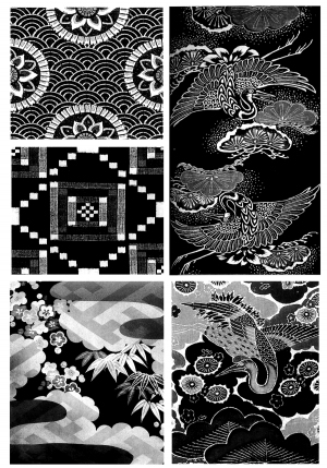 Chinese Style Classical StyleBump Black And White