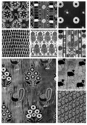 Chinese Style Classical StyleBump Black And White