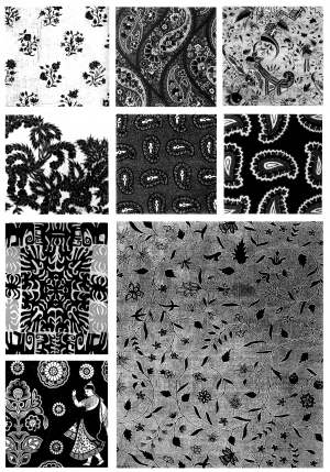 Chinese Style Classical StyleBump Black And White