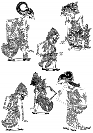 中式古典花纹凹凸黑白-ID:869410017