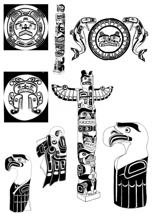 Chinese Style Classical StyleBump Black And White