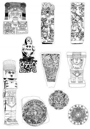中式古典花纹凹凸黑白-ID:182719223