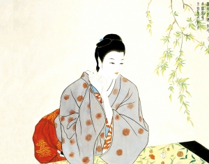 日式人物装饰画-ID:203629975