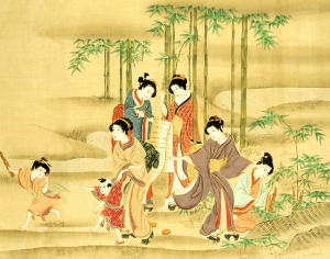 日式人物装饰画-ID:875122075