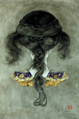 新中式装饰画-ID:159912115