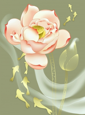 新中式装饰画-ID:153059018