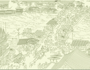 新中式装饰画-ID:304965973
