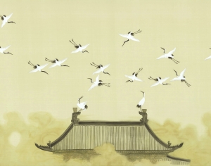 新中式花鸟壁纸壁画-ID:151875029