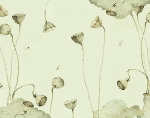 新中式花鸟壁纸壁画-ID:727410087