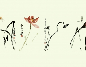 新中式花鸟壁纸壁画-ID:931850913