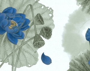 新中式花鸟壁纸壁画-ID:657105924