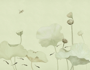 新中式花鸟壁纸壁画-ID:858299979
