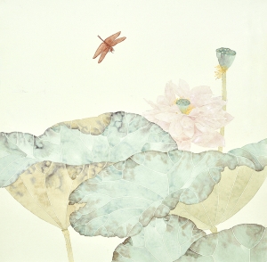 新中式花鸟壁纸壁画-ID:376740933