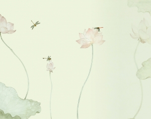 新中式花鸟壁纸壁画-ID:618169329