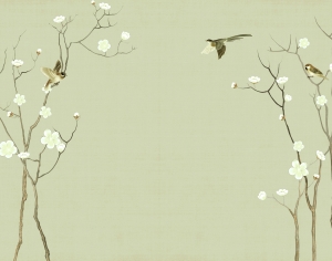 新中式花鸟壁纸壁画-ID:970616101
