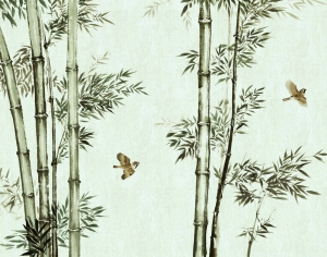 新中式花鸟壁纸壁画-ID:953658103