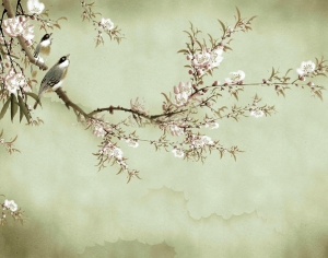 新中式花鸟壁纸壁画-ID:996372949