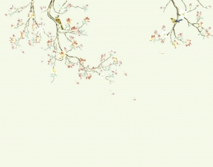 新中式花鸟壁纸壁画-ID:853728066